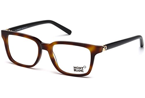 Mont Blanc Brillengestelle Mb0486 Monturas de Gafas, Multicolor (Mehrfarbig), 52.0 para Hombre