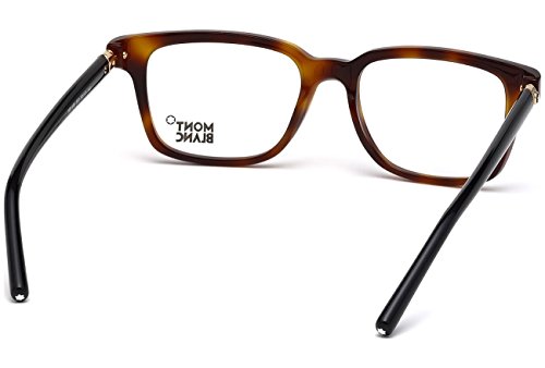 Mont Blanc Brillengestelle Mb0486 Monturas de Gafas, Multicolor (Mehrfarbig), 52.0 para Hombre