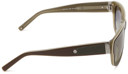 Mont Blanc MB 371 S 50P Havana & Olive Gafas De Sol Olive Gradient Lentes