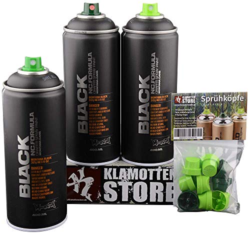 Montana BLACK aerosoles Set BLACK 3 x 400 ml