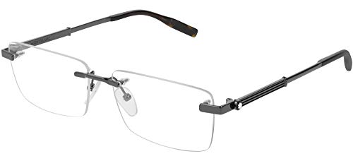 Montblanc MB0030O RUTHENIUM-RUTHENIUM-TRANSPARENT (003) - Monturas de gafas