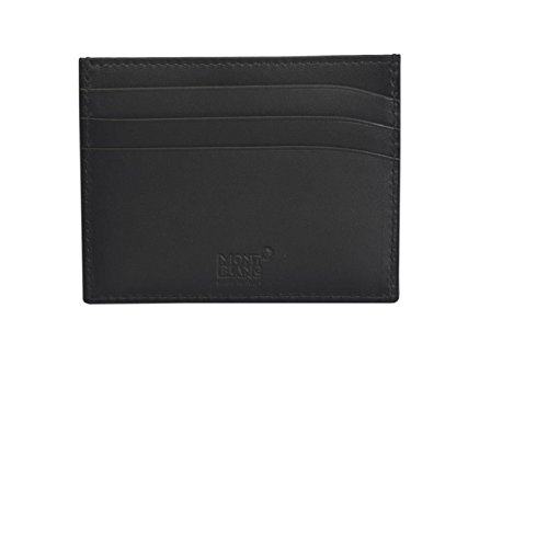 Montblanc Meisterstuck Business Card Holder MB-113172 Men's Grey Color Leather