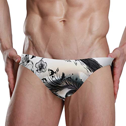 Montoj Art Look Maquillaje Ojos para Hombre Sexy Bañador Bikini Bañador para Hombre 1 M