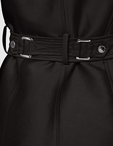 Morgan 201-gustav.n Trenchcoat, Negro, 34 para Mujer