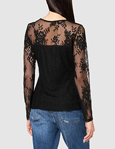 Morgan 201-temma.n Camiseta, Negro (Noir Noir), Large (Talla del Fabricante: TL) para Mujer