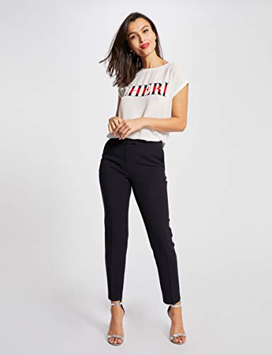 Morgan DE TOI Pantalone Vita Alta Donna BLU PVAYA 46