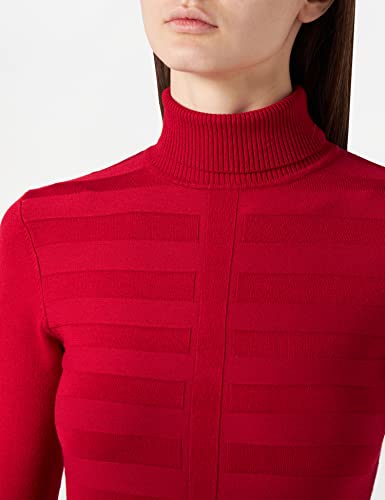 Morgan Pull Fin Col roulé MENTOS Pullover Sweater, Rojo (Tango Red Tango Red), X-Large Women's