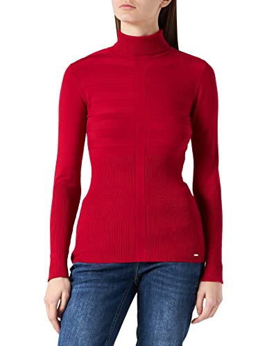 Morgan Pull Fin Col roulé MENTOS Pullover Sweater, Rojo (Tango Red Tango Red), X-Large Women's
