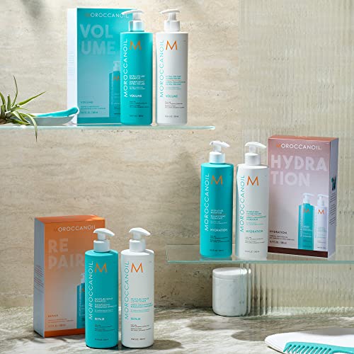 Moroccanoil Set de Champú y Acondicionador Reparador, medio litro