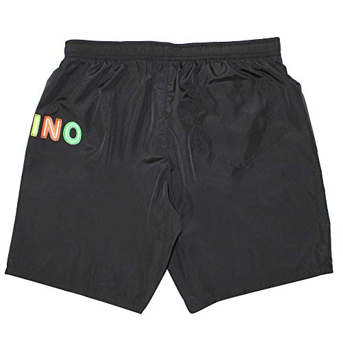 Moschino Swim Costume uomo Nero con Logo Fluo 6162 Nero XL