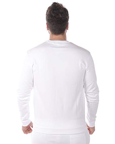 Moschino Swim - Sudadera Hombre A17012318 A1701 2318 Sudadera Logo Gommy Blanco XL