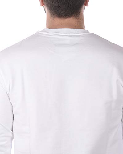 Moschino Swim - Sudadera Hombre A17012318 A1701 2318 Sudadera Logo Gommy Blanco XL