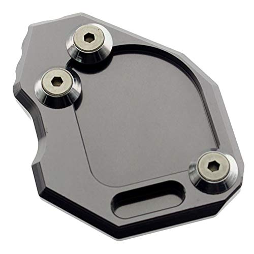 Moto Monturas Accesorios Placa De Soporte para Motocicleta, Soporte Lateral para Pie, Almohadilla De Extensión para BMW F800GS 2008-2017 2009 2010 2011 2012 2013 2014 2015 (Color : Gray)