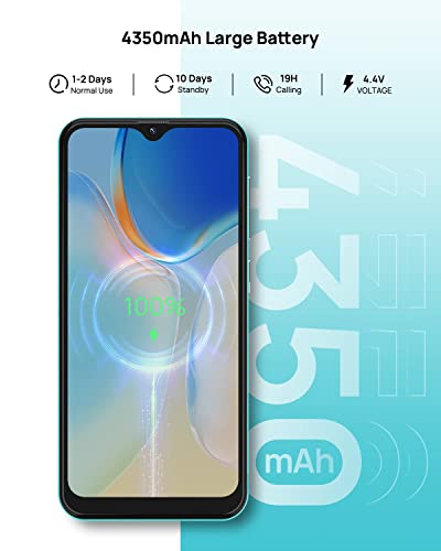 Moviles Baratos, DOOGEE X93 [2022] Teléfono Móvil 4350mAh Batería Pantalla 6,1 Pulgadas 2GB RAM 16GB ROM (256 GB TF ) 3G Smartphone Android 10 Go Dual SIM, Triple Cámara 8MP, GPS, WiFi - Verde