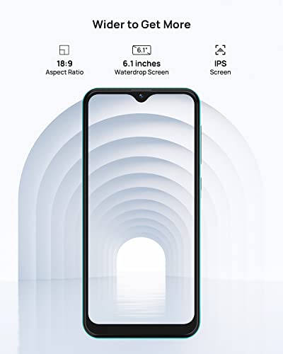 Moviles Baratos, DOOGEE X93 [2022] Teléfono Móvil 4350mAh Batería Pantalla 6,1 Pulgadas 2GB RAM 16GB ROM (256 GB TF ) 3G Smartphone Android 10 Go Dual SIM, Triple Cámara 8MP, GPS, WiFi - Verde
