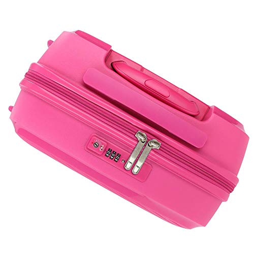 Movom Tokyo Maleta de cabina Rosa 39x55x20 cms Rígida Polipropileno Cierre TSA 37L 2,7Kgs 4 Ruedas dobles Equipaje de Mano