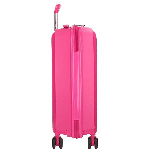 Movom Tokyo Maleta de cabina Rosa 39x55x20 cms Rígida Polipropileno Cierre TSA 37L 2,7Kgs 4 Ruedas dobles Equipaje de Mano