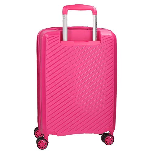Movom Tokyo Maleta de cabina Rosa 39x55x20 cms Rígida Polipropileno Cierre TSA 37L 2,7Kgs 4 Ruedas dobles Equipaje de Mano