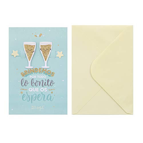 Mr. Wonderful Postal Boda, Brindemos por Todo lo Bonito que os Espera