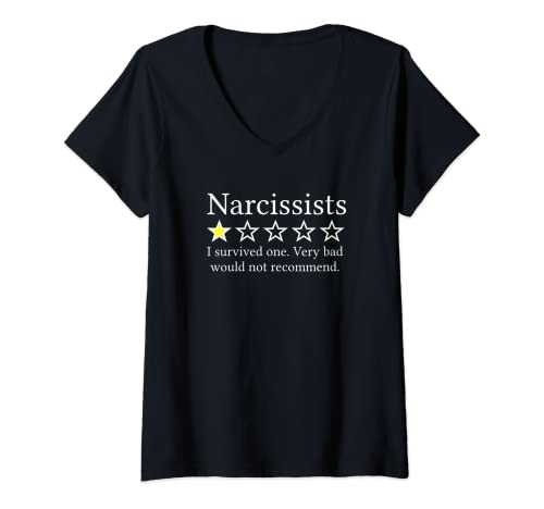 Mujer Definición Narcisista Camiseta Cuello V