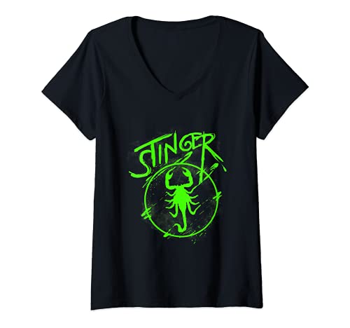 Mujer Escorpión Regalo Escorpiones Camiseta Cuello V