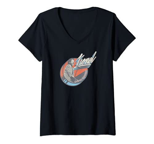 Mujer Lionel Richie - Concert '87 Camiseta Cuello V