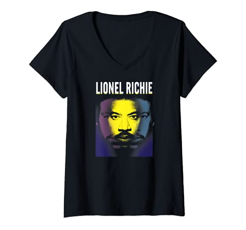 Mujer Lionel Richie - Tri-Portrait Camiseta Cuello V