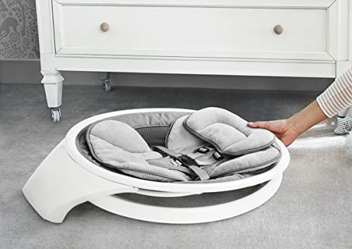 Munchkin Hamaca para bebés ligera con bluetooth, balanceo natural en cinco rangos de movimiento y mando a distancia
