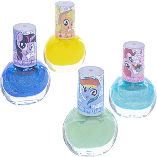 My Little Pony - Townley Girl Juego de esmalte de uñas Peel Off con colores brillantes y opacos para niñas de 3 años o más, perfecto para fiestas, fiestas de pijamas y cambios de imagen