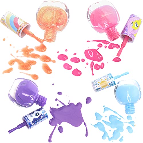 My Little Pony - Townley Girl Juego de esmalte de uñas Peel Off con colores brillantes y opacos para niñas de 3 años o más, perfecto para fiestas, fiestas de pijamas y cambios de imagen