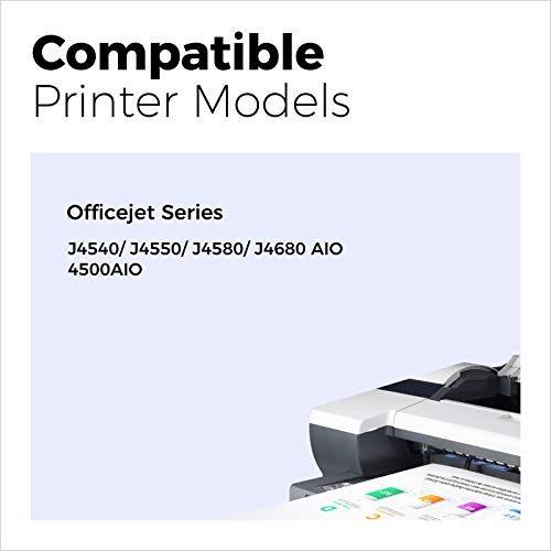MyCartridge compatibles con Cartuchos de Impresora HP 901 XL para impresoras Todo-en-uno HP Officejet 4500 J4580 J4680
