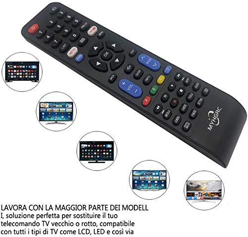 MYHGRC Nuevo Mando a Distancia Universal para Mando Sony/Samsung/LG TV LCD LED Smart TV- No Se Requiere Configuración del Televisor Control Remoto Universal