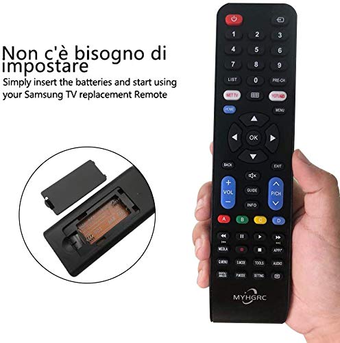 MYHGRC Nuevo Mando a Distancia Universal para Mando Sony/Samsung/LG TV LCD LED Smart TV- No Se Requiere Configuración del Televisor Control Remoto Universal