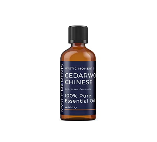 Mystic Moments Aceite Esencial De Madera De Cedro De China - 100ml - 100% Puro