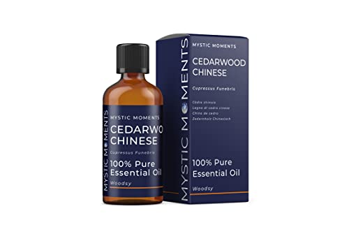 Mystic Moments Aceite Esencial De Madera De Cedro De China - 100ml - 100% Puro