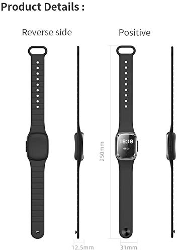 MZFANG Ultrasonido Repelentes de Mosquitos Pulsera Repelente de Mosquitos Electrónico Antimosquitos Bandas Repelentes de Insectos Plagas con Reloj Impermeable Apto Adultos niños (Blanco)