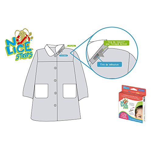 N-Lice® - Tiras Autoadhesivas Velcro® Repelentes Piojos | Tratamiento para Eliminar Piojos y Liendres, Con Aceites de Neem, Árbol de Té y Romero