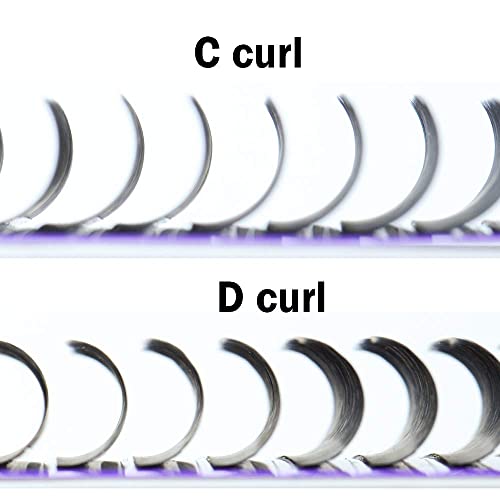 NAGARAKU Extensiones de Pestañas Individuales Volumen Lahses Pelo a Pelo Natural Blando Suave Negro Eyelash Extension Pestañas Postizas 16 Filas（Espesor 0.15mm Curva D Longitud Mixta 7-15mm）