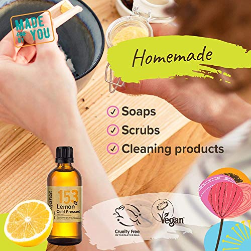 Naissance Aceite Esencial de Limón n. º 103 – 50ml - 100% puro, vegano y no OGM