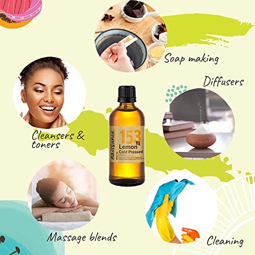 Naissance Aceite Esencial de Limón n. º 103 – 50ml - 100% puro, vegano y no OGM