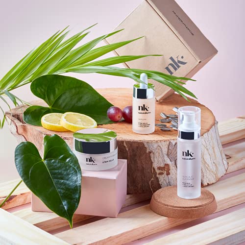 NATURALKIREI - Pack NK Anti-aging - Crema antiarrugas NK Cream Hydra Day & Night (50ml) + NK Sérum+ (30ml) + NK Glycolic Cleanser exfoliante facial (50ml)