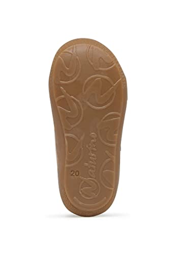 NATURINO Cocoon VL-Zapatos para Primeros Pasos de Piel Estampada con Motivo de Helado Rosa Palo 18