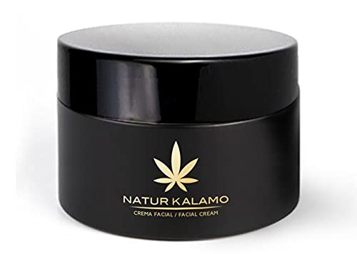 NaturKalamo - Crema Facial Vegana - 50 ml - Hidrata, Ilumina y Protege tu Rostro - Crema Hidratante Testada Dermatológicamente - Cosmética Natural Fabricada en España