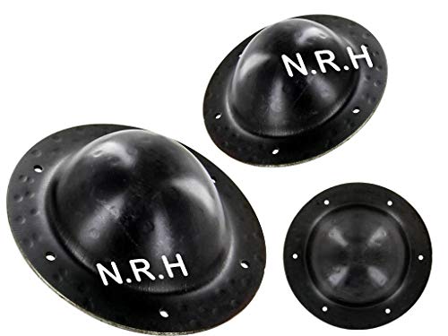 Náutico Replica Hub Shield Boss Forged Mano Medieval Pequeño Combat Look para Viking Shield 14g Acero Negro Acabado