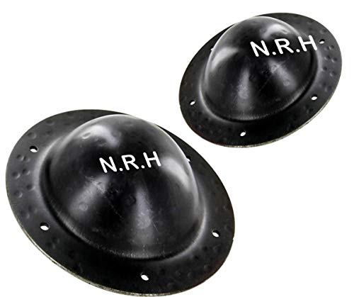 Náutico Replica Hub Shield Boss Forged Mano Medieval Pequeño Combat Look para Viking Shield 14g Acero Negro Acabado
