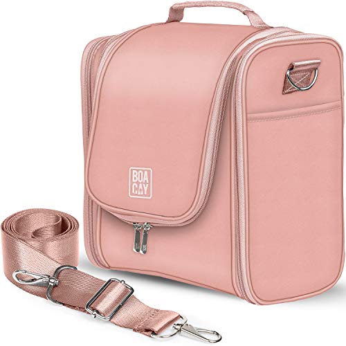 Neceser De Viaje Colgante Extragrande para Mujeres/Hombres, Bolsa de Higiene, Kit Organizador para el Baño y la Ducha con Bandas Elásticas para Artículos de Tocador, Cosméticos, Maquillaje y Pinceles
