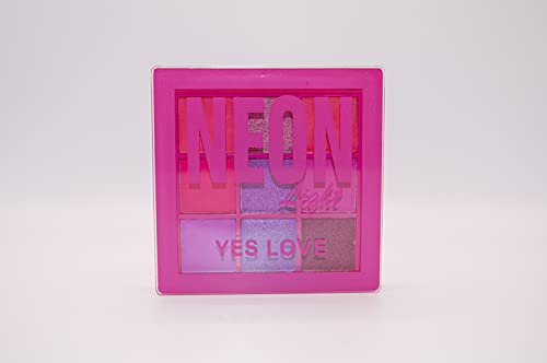 NEON Sombra de ojos Paleta 27 sombras "Bolsillo", acabados mate, satinados y brillantes - Pigmentos compactos y Polvo suave
