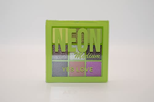 NEON Sombra de ojos Paleta 27 sombras "Bolsillo", acabados mate, satinados y brillantes - Pigmentos compactos y Polvo suave