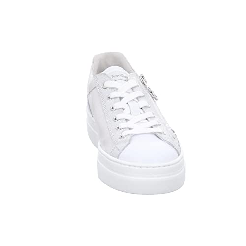 Nero Giardini E218110D - Zapatillas Bajas Mujer Plata Talla 37