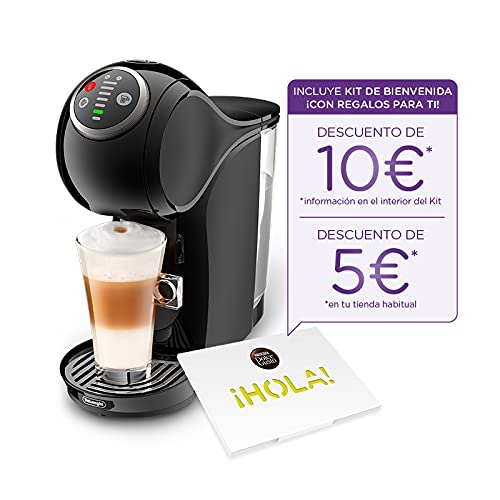Nescafé Dolce Gusto Genio Plus De'Longhi EDG315.B - Cafetera automática de cápsulas De'Longhi, 15 bares de presión, depósito de 0.8 L, color negro